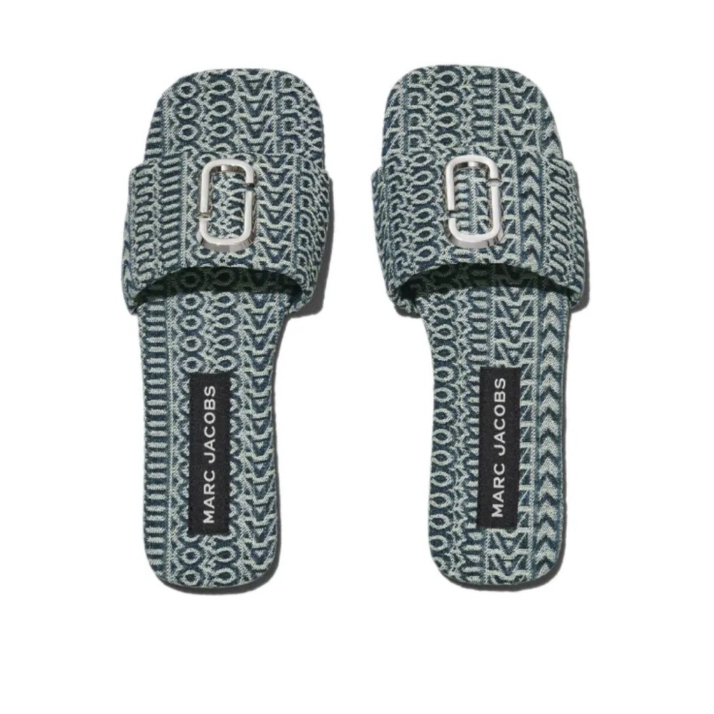 Marc Jacobs Sun Faded Denim Sandals - Picture 5 of 5